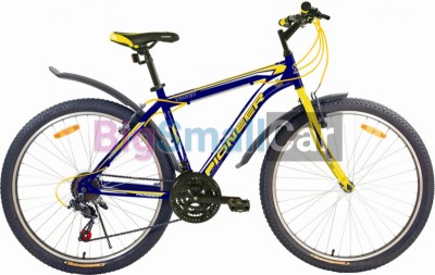 Дорожные велосипеды PIONEER TOWN 27,5/17 darkblue-yellow-white