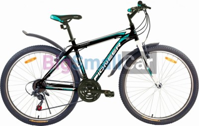 Дорожные велосипеды PIONEER TOWN 27,5/17 black-white-mint