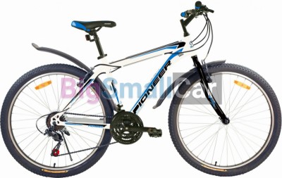Дорожные велосипеды PIONEER TOWN 27,5/20 white-black-blue